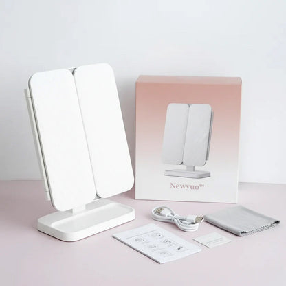Newyuo™ Trifold LED Makeup Mirror
